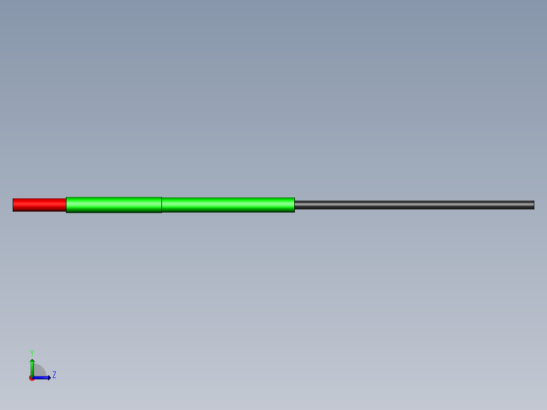 光纤传感器左视图