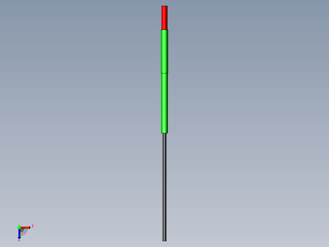 光纤传感器俯视图