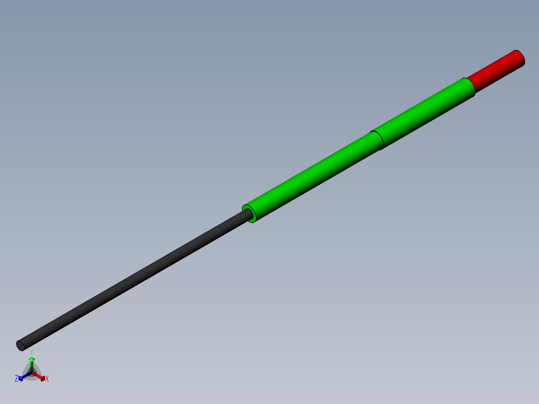 光纤传感器正等轴测图