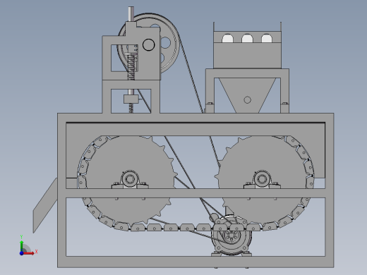 夏威夷果破壳机设计含三维+二维+说明书 1507238前视缩略图