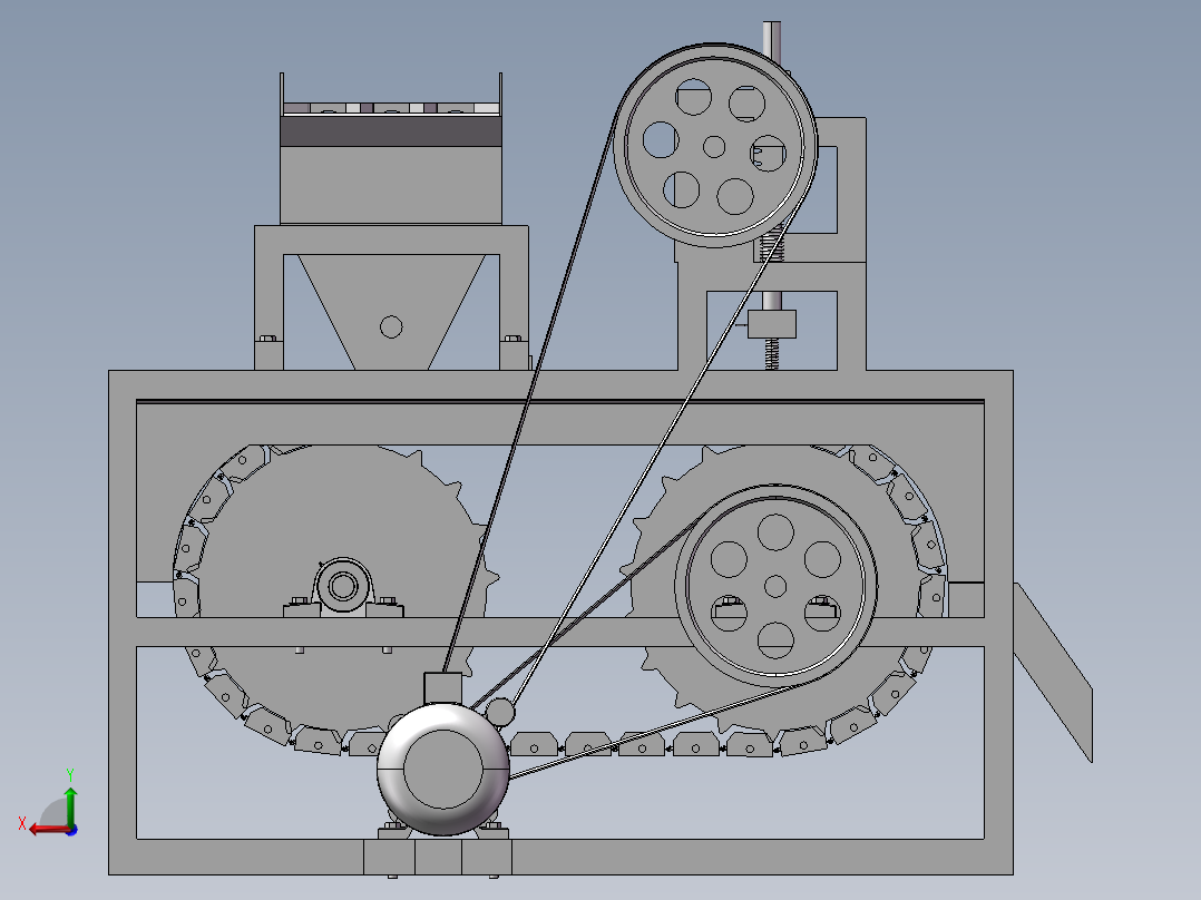 夏威夷果破壳机设计含三维+二维+说明书 1507238后视图