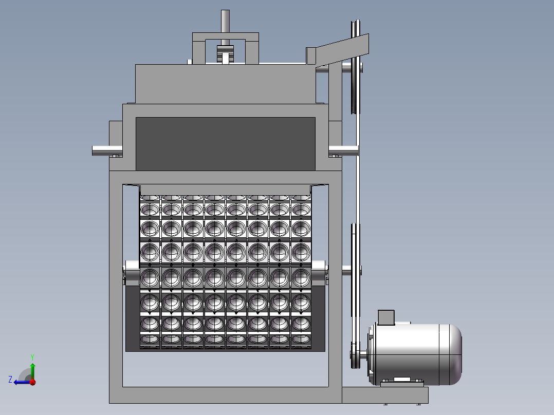 夏威夷果破壳机设计含三维+二维+说明书 1507238右视图