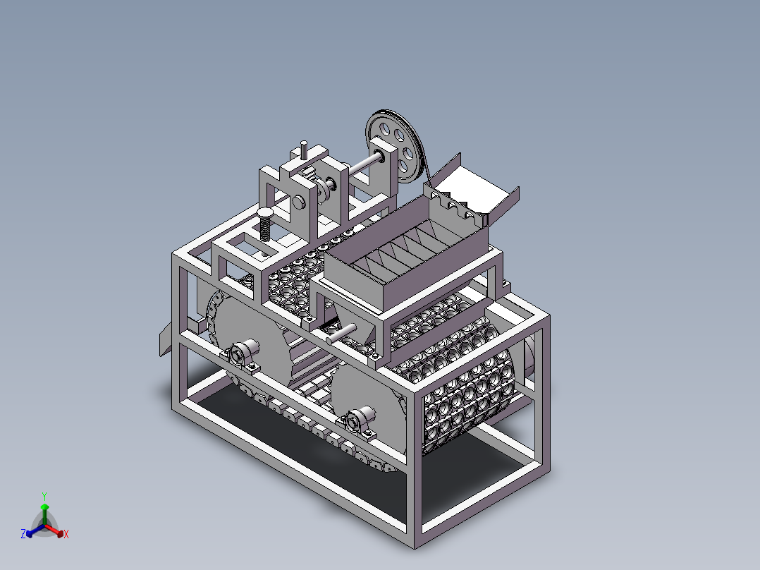 夏威夷果破壳机设计含三维+二维+说明书 1507238正等轴测图