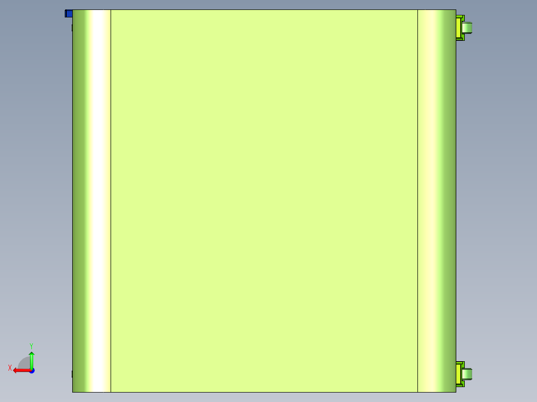 光纤头接收管芯耦合机后视图