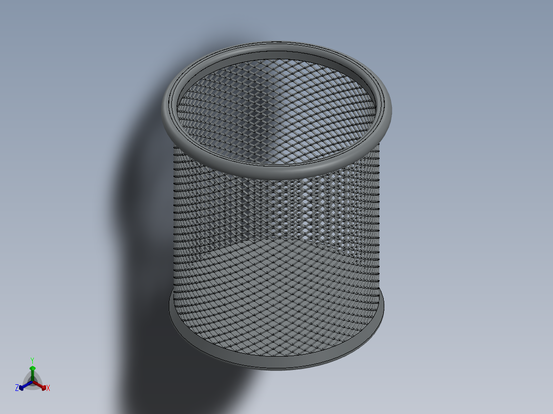 篮子(36)正等轴测图
