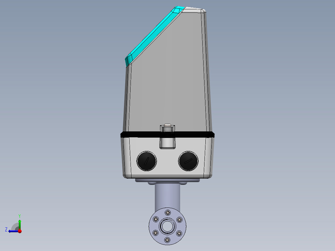 仪表、流量计(33)右视图