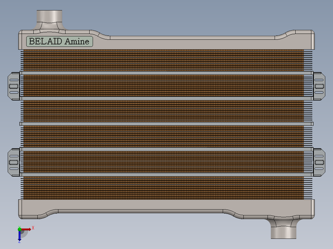 散热器(53)俯视图