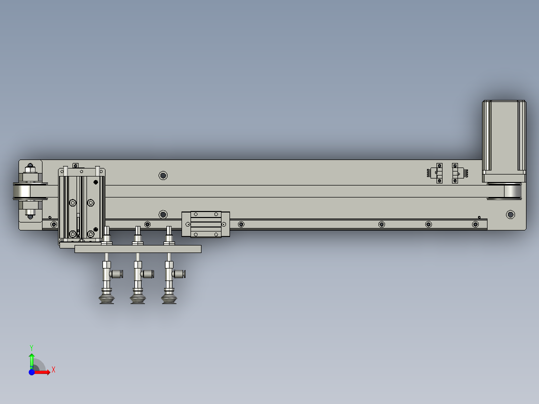 取料机械手总成-2前视图
