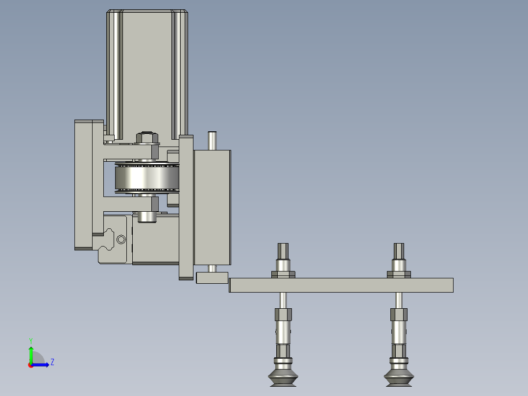 取料机械手总成-2左视图