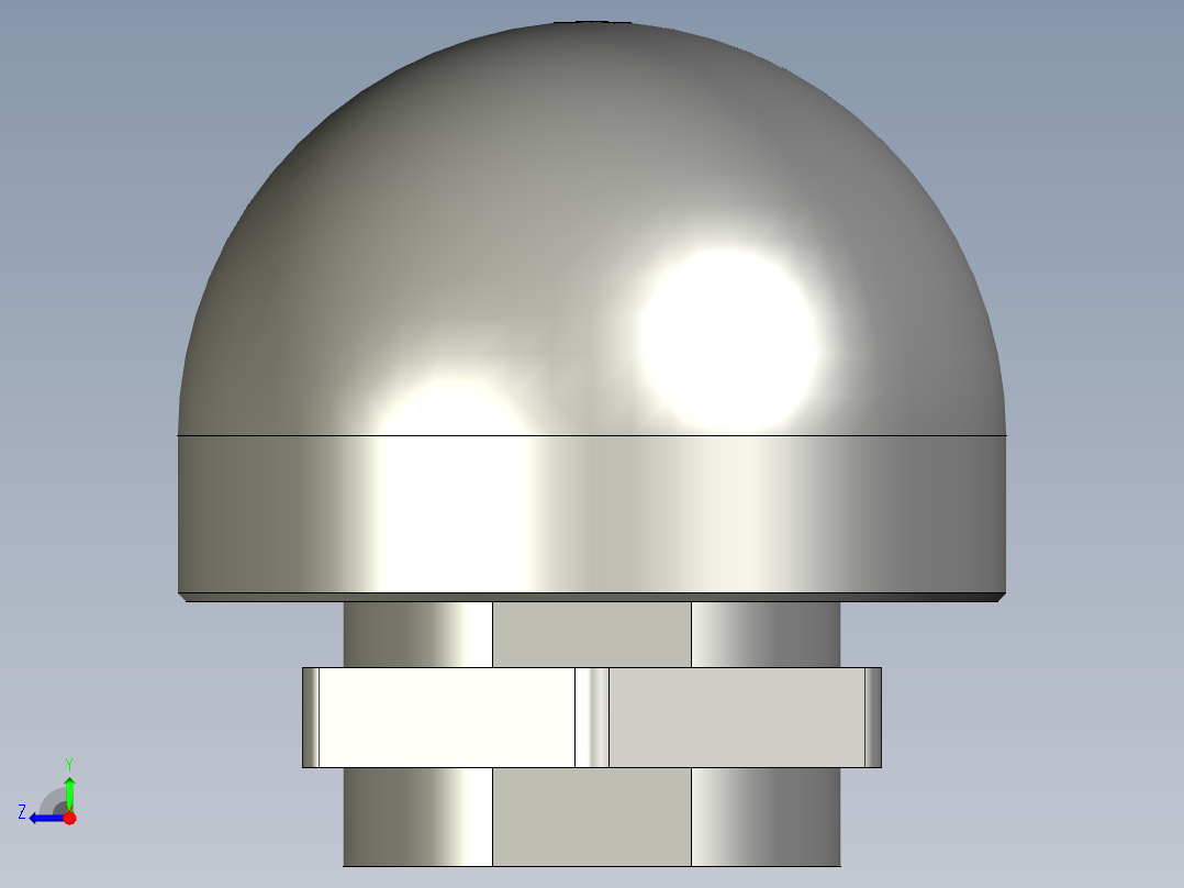 RL50-N-RGY-LN24单体柱灯右视图