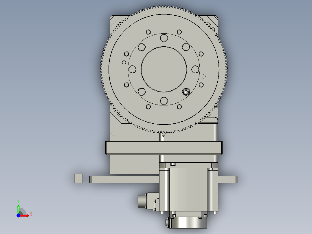 CZXD-换工位组件前视图