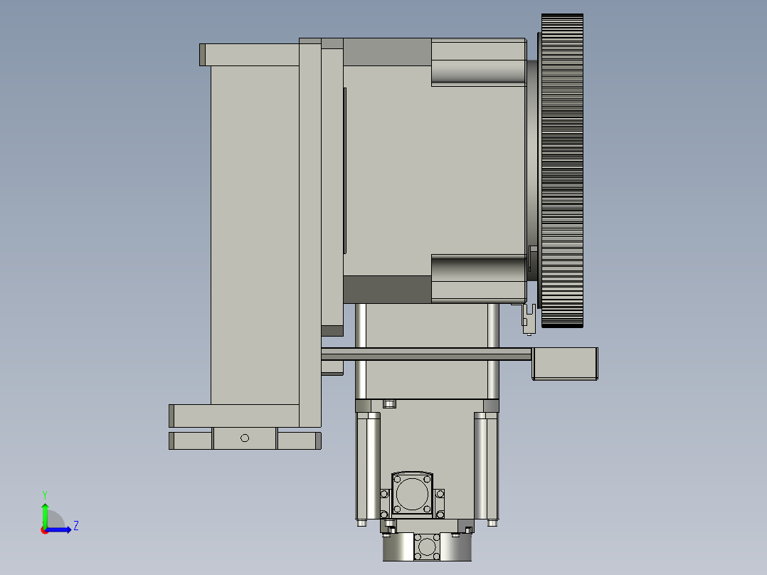 CZXD-换工位组件左视图