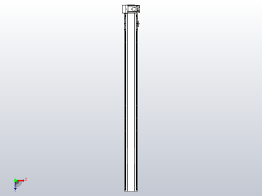 皮带直线轴半封闭可选导轨TPA-HNB-105D-90-L1200-RU-C-P20-N3俯视缩略图