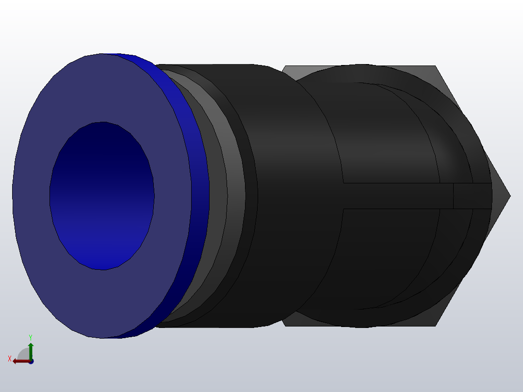 IPL45 45度螺纹弯头_IPL45 12-01后视图