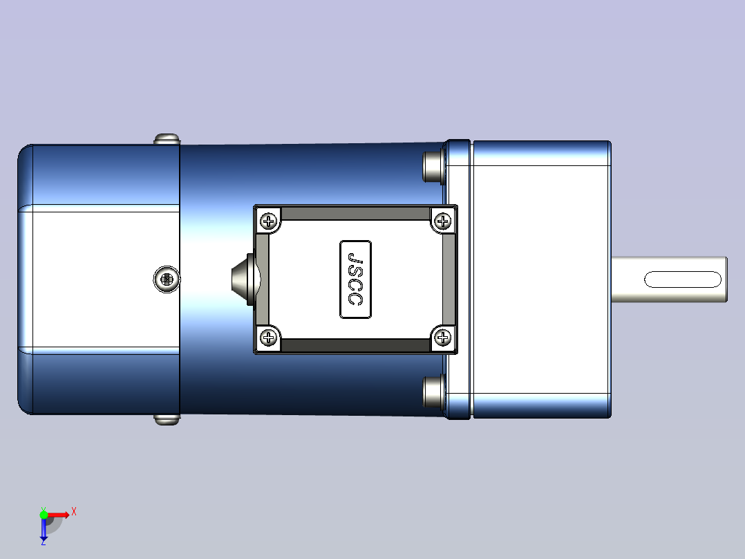 YB电磁制动电机 60yb01-18俯视图
