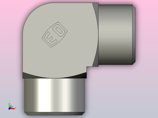 EO管接头弯头W12LCFX.igs前视缩略图