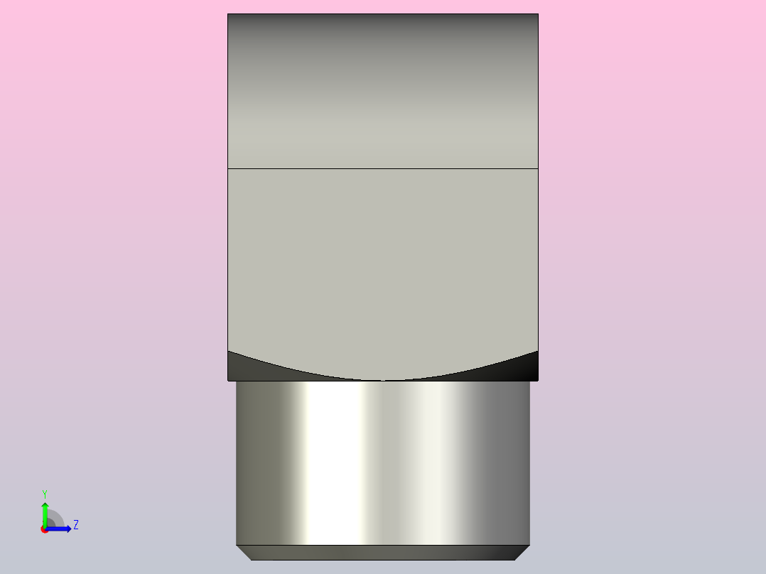 EO管接头弯头W12LCFX.igs左视图