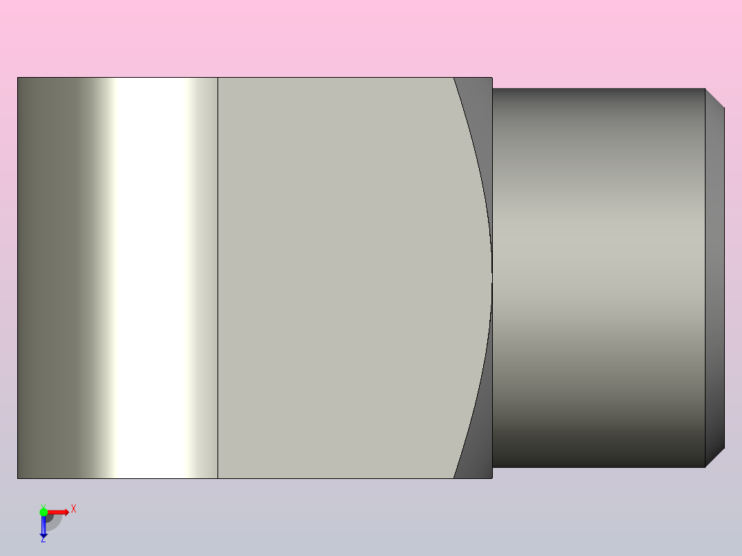 EO管接头弯头W12LCFX.igs俯视图