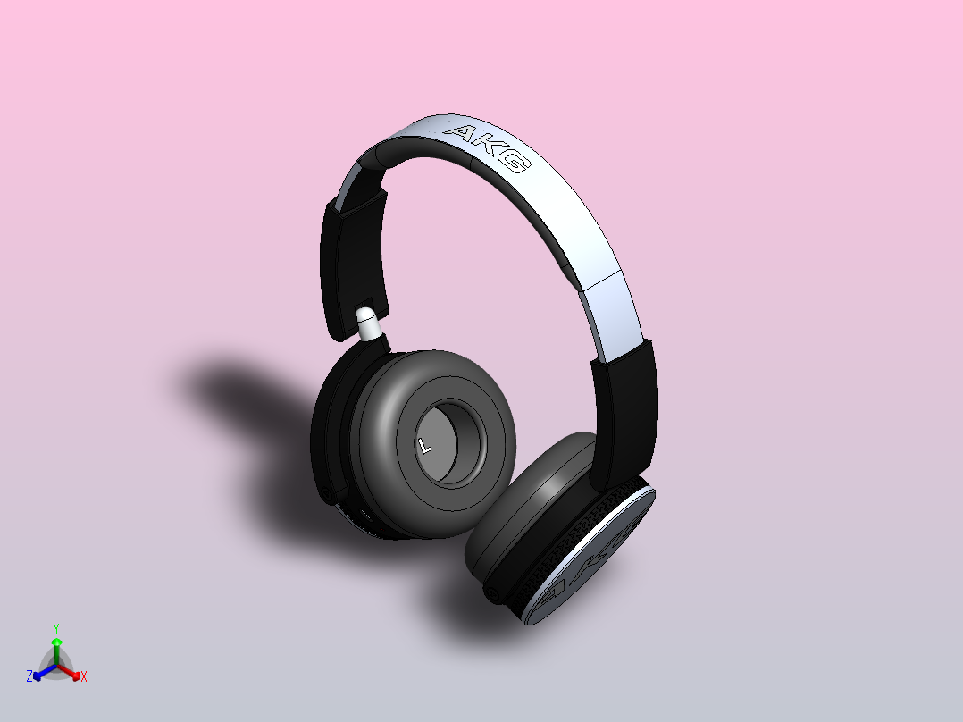 AKG Y50 入耳式耳机 11正等轴测图
