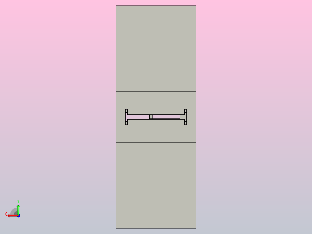 移动平台钣金[移动平台钣金]后视图