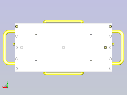 一款粘接层叠夹具3D图纸后视缩略图