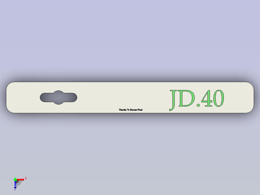 A0004854-JD.40 捷豹凸轮轴链轮固定工具俯视图