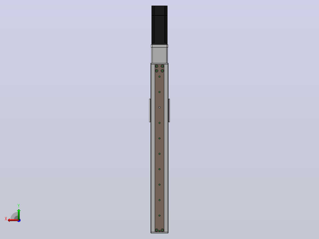 DMS45-TCM丝杆模组直线滑台（电机直连）[DMS45-L05S300-DT100-C2D-TCM-P5]后视图