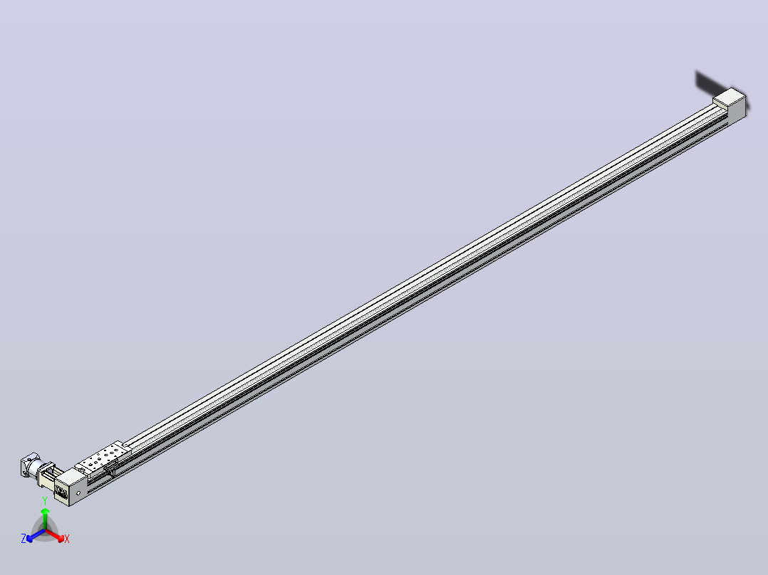 带式直线轴半闭式TPA-ONB-60-140-L2550-DL-J60-N3主视图
