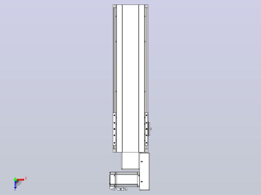 皮带直线轴半封闭可选导轨TPA-HNB-140D-120-L350-MR-Y-P40-N3俯视缩略图