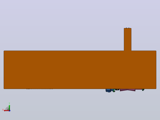 垃圾液压压块机 (SW+CAD+计算)后视缩略图