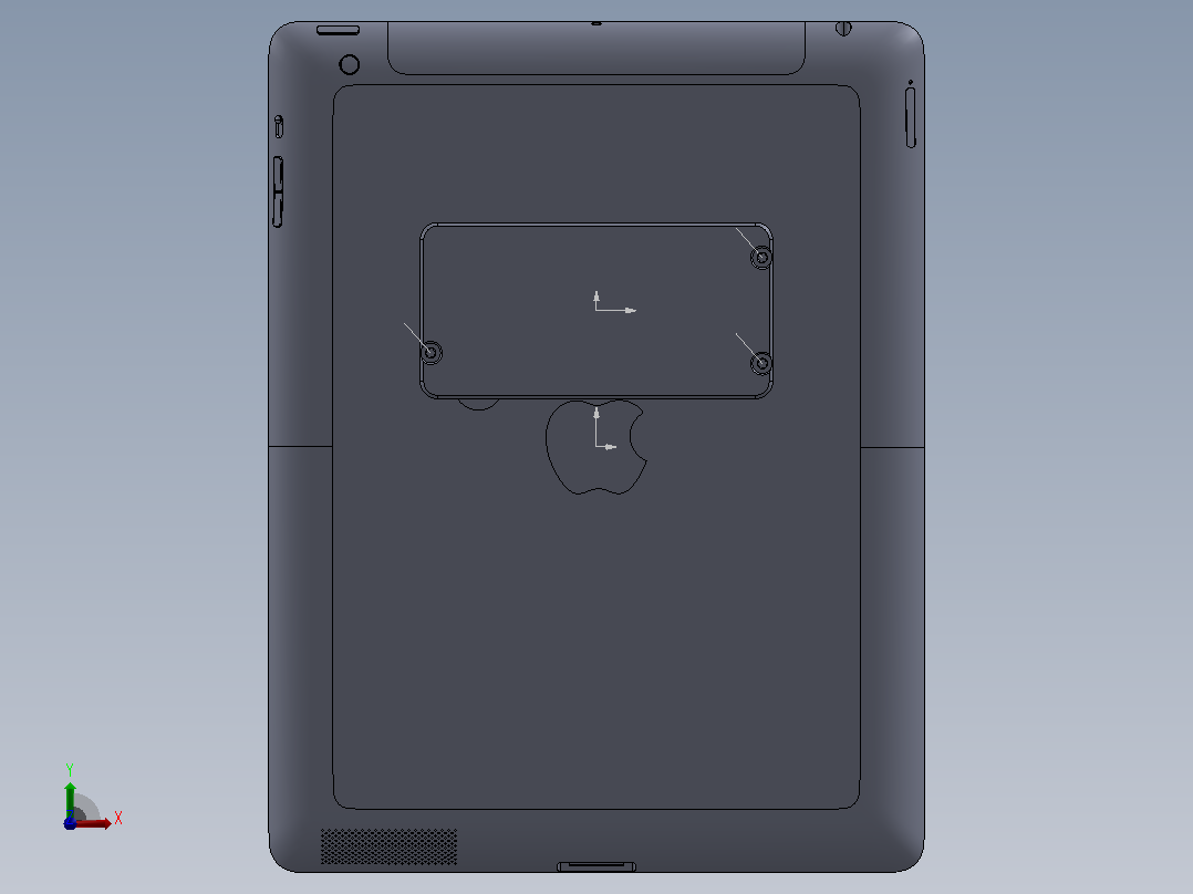 Ipad 3作为HDMI屏幕前视图