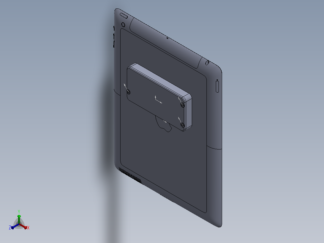 Ipad 3作为HDMI屏幕正等轴测图