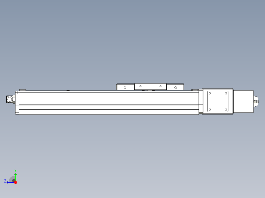 无尘皮带滑台KCB10-L32-200-L-100W-C4右视缩略图