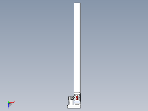 滚珠丝杠直线轴带导轨全封闭TPA-HCR-65S-1610C-L850-ML-C-P10-N3俯视缩略图