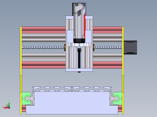 CNC router Montaj雕刻机后视缩略图