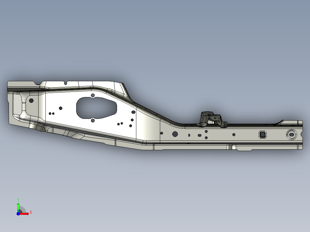 BIW-11_车身框架下前视图