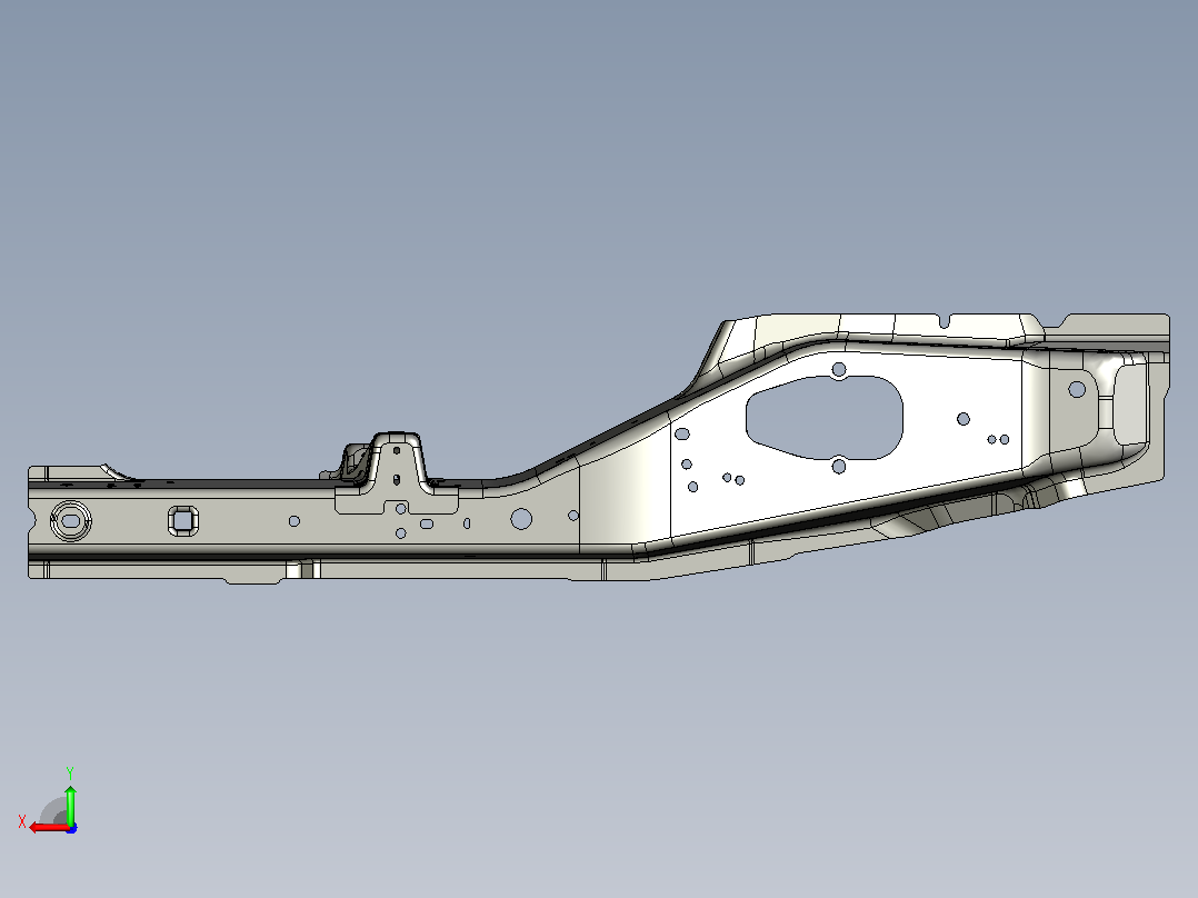 BIW-11_车身框架下后视图