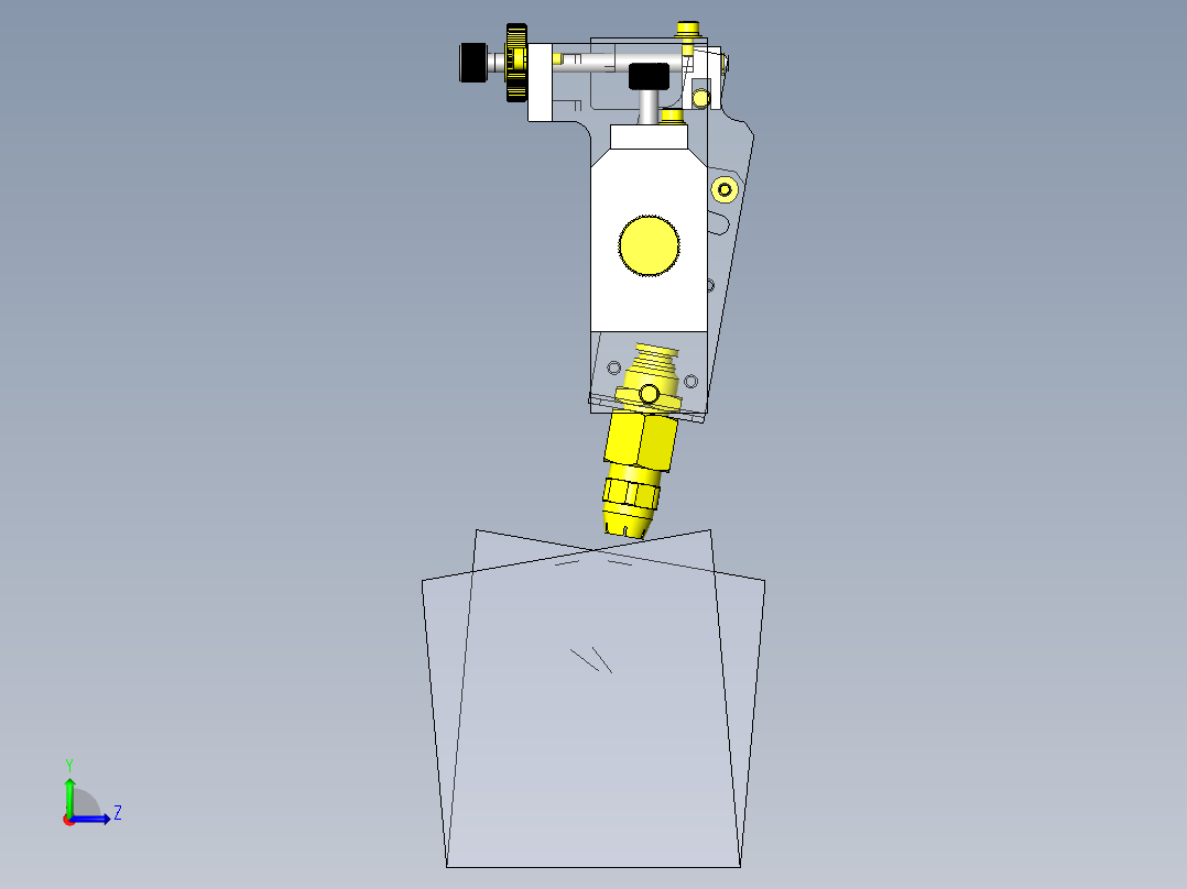 角度调节机构左视图