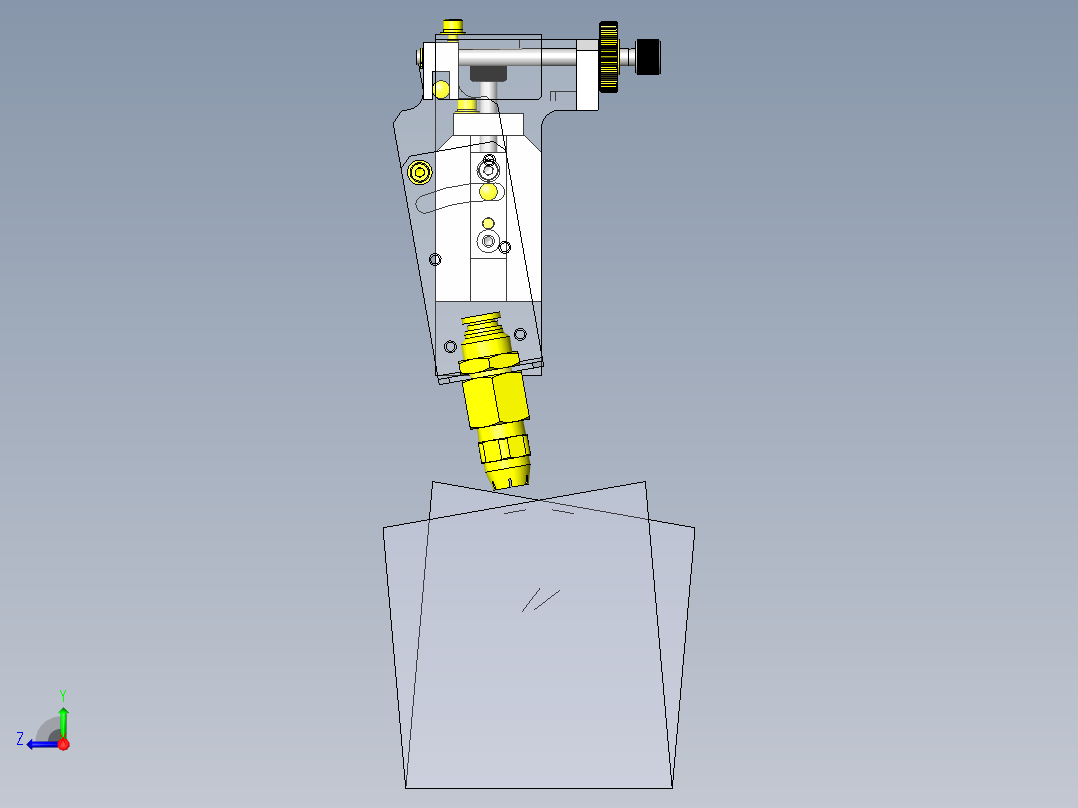 角度调节机构右视图