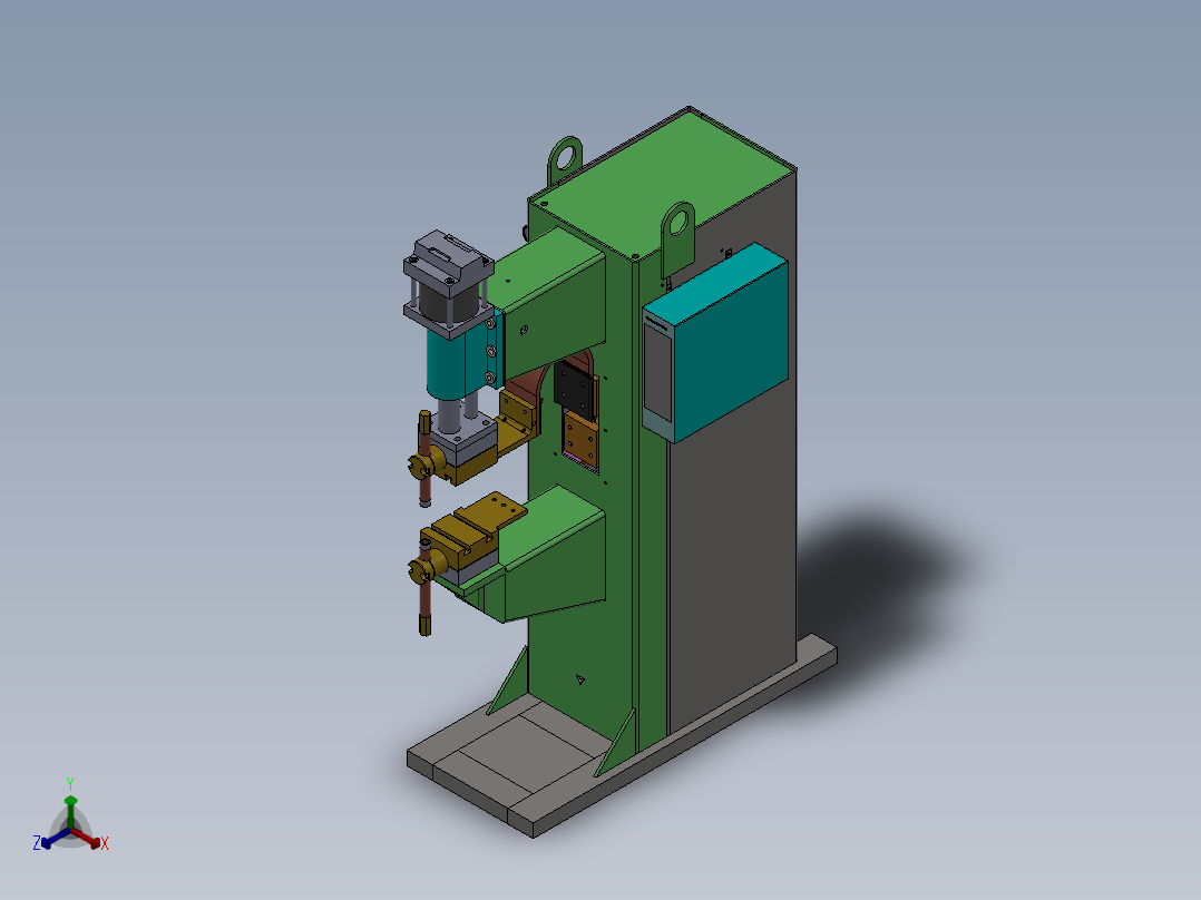 焊接通用机SW2016可编辑主视图