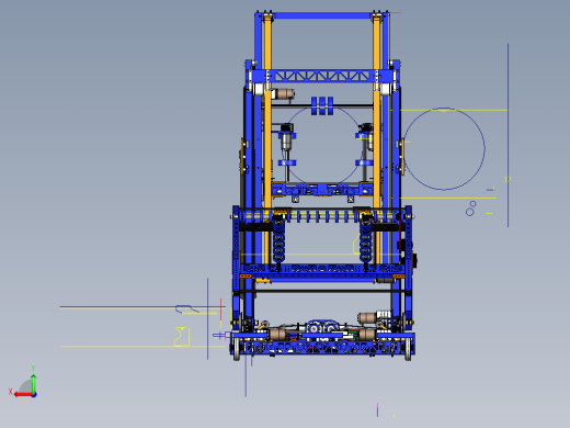 apdos 2019 robot机器人车3D数模图纸 STP格式后视缩略图
