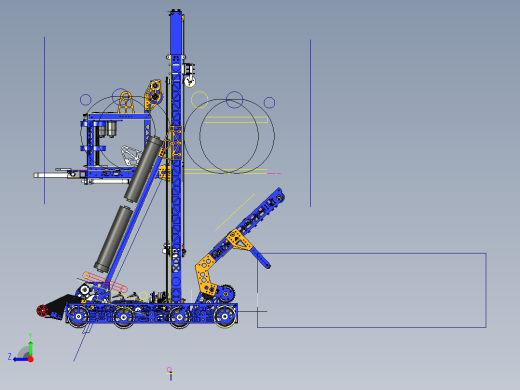 apdos 2019 robot机器人车3D数模图纸 STP格式右视缩略图