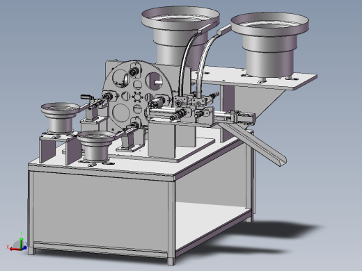 直流电机换向器组装机3D图纸 H707 非标自动化设备3D图纸3D模型