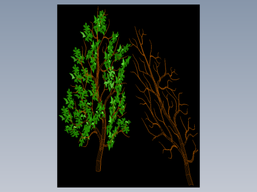 室内家具及植物三维模型十八-SU057
