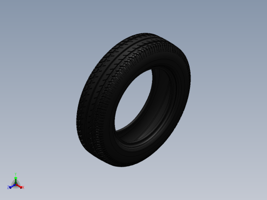 solidworks pneu 165轮胎3D模型