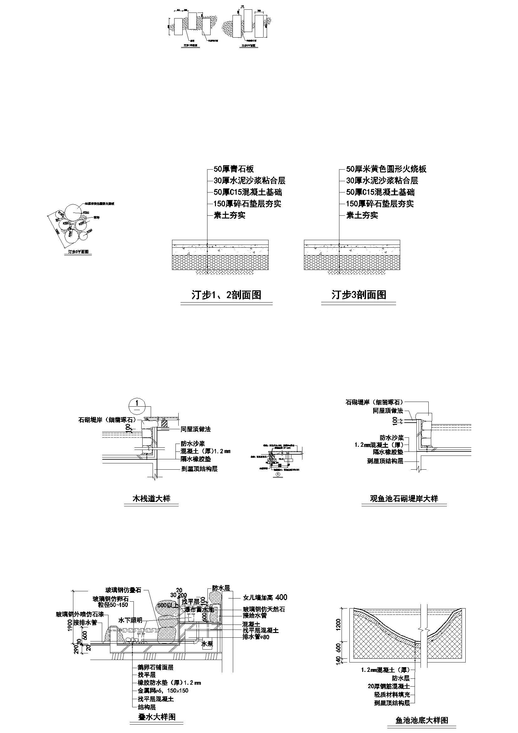 Y50 CAD图库园林乔灌木景观设计 自定义图库图块2018年新款素材