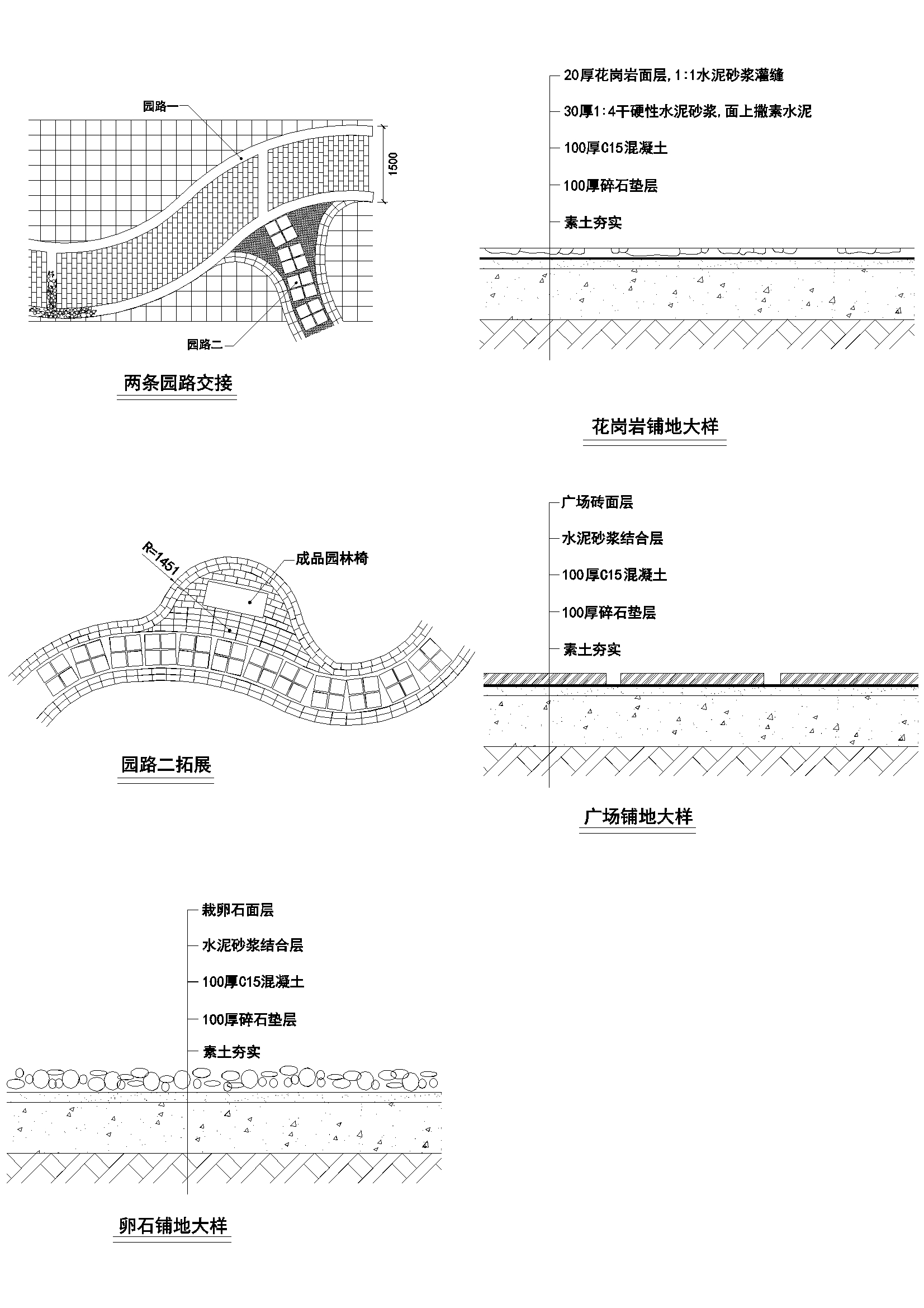 Y50 CAD图库园林乔灌木景观设计 自定义图库图块2018年新款素材