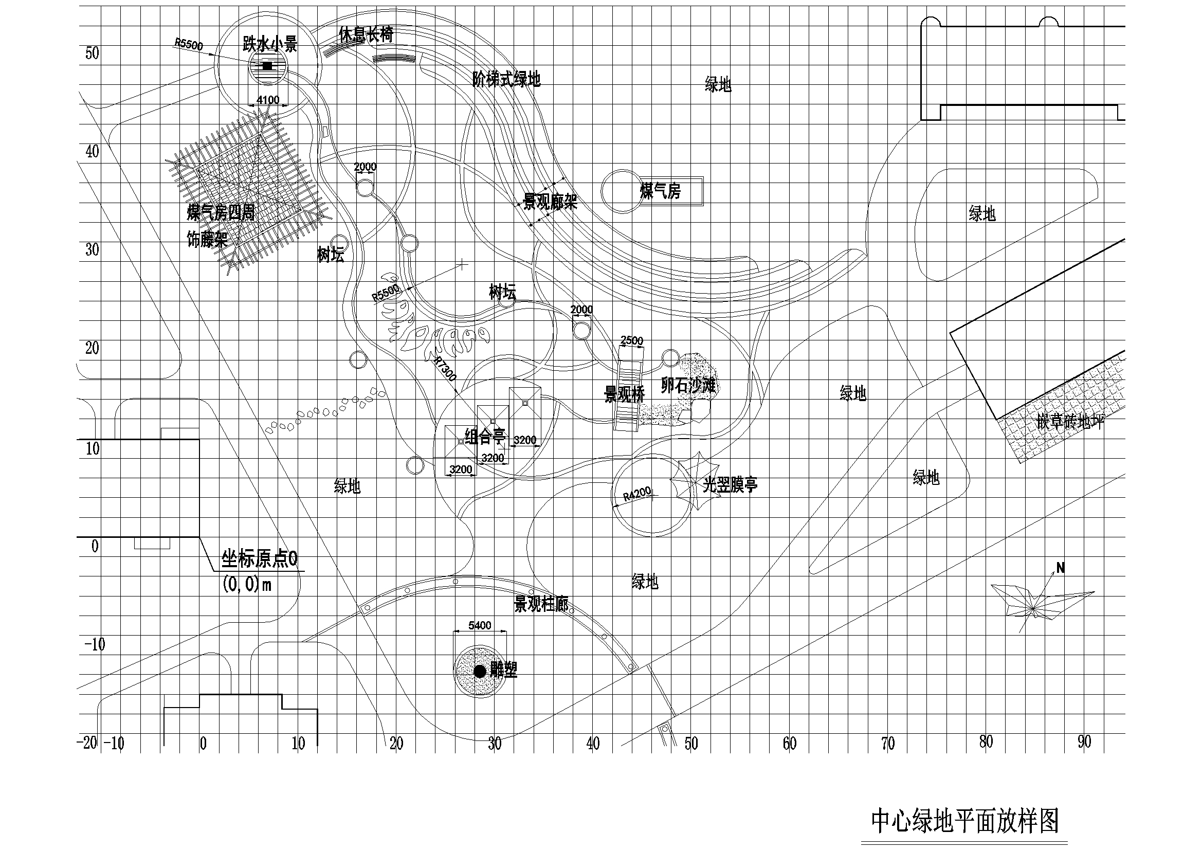 Y50 CAD图库园林乔灌木景观设计 自定义图库图块2018年新款素材