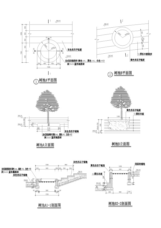 Y50 CAD图库园林乔灌木景观设计 自定义图库图块2018年新款素材缩略图