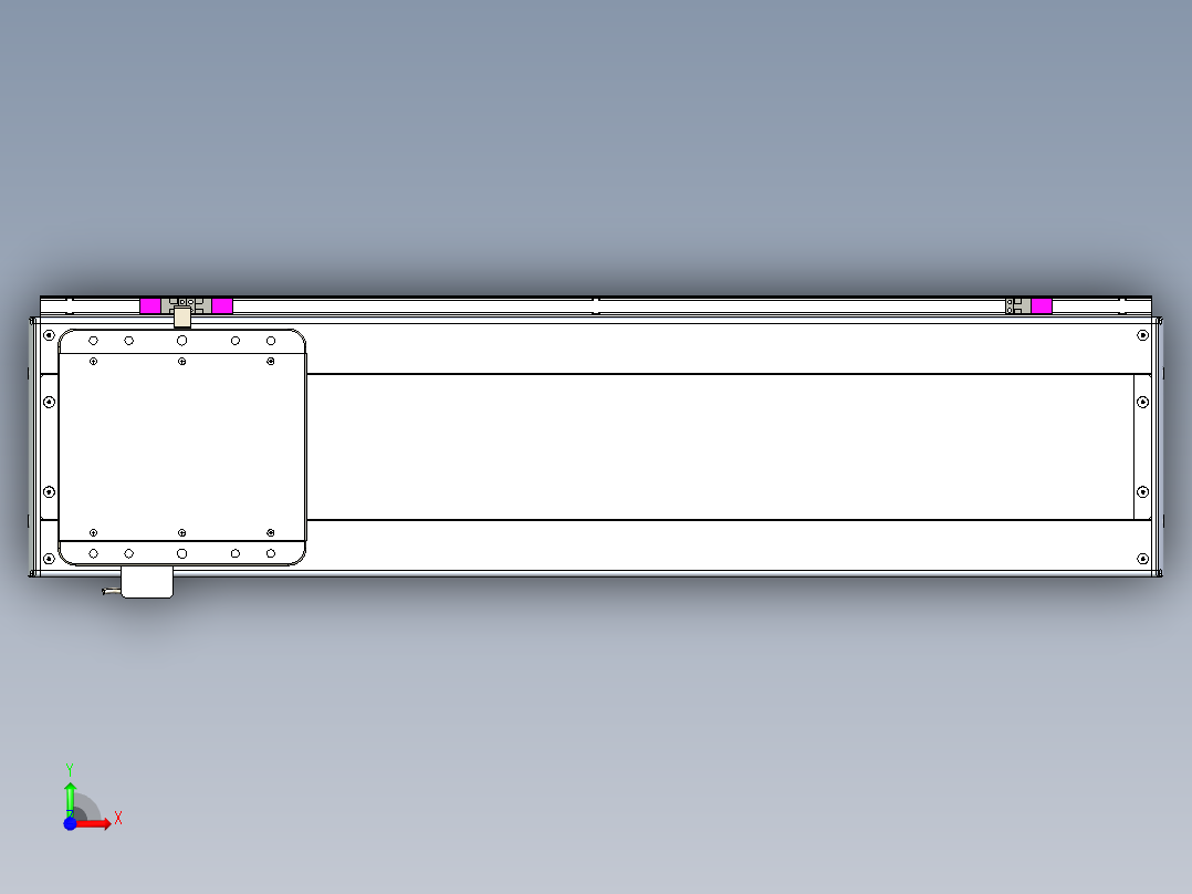 威洛博LC系列3d模型模组LC22H2Y-S700前视图